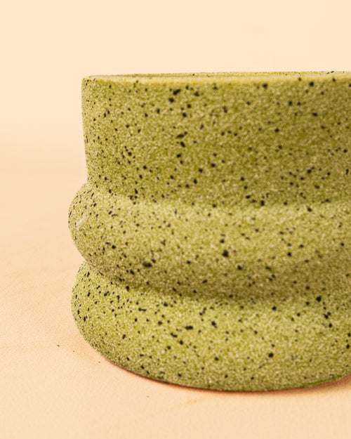 Wave - Mini Maceta Cerámica Green 6 cm