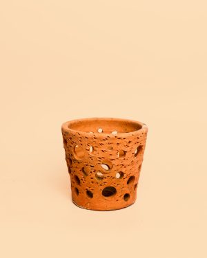 mini maceta terracota orquidea